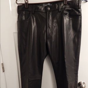 Gap Men’s fully lined leather pants